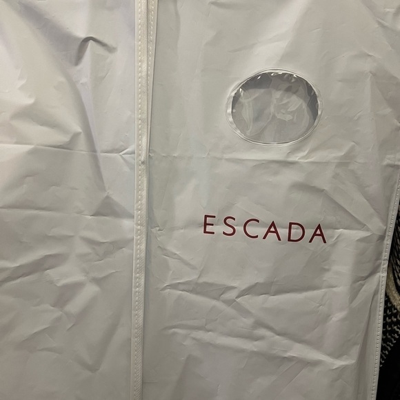 Escada Mohair/Wool Blend Belted Coat NWT - Picture 9 of 9